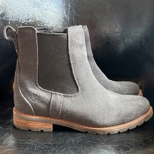 Ariat Charcoal Suede Ankle Boots